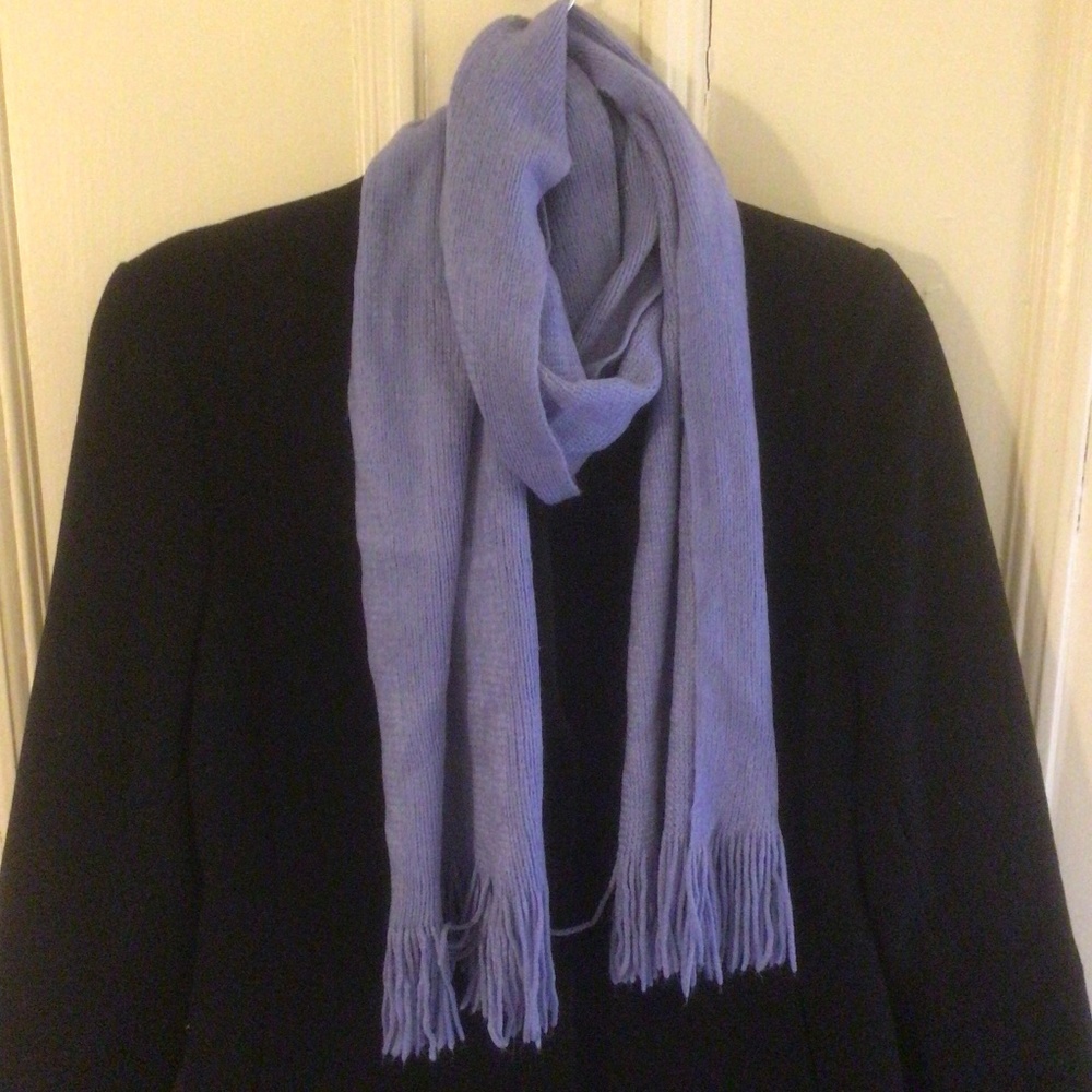 Echo Lilac Scarf Fringed